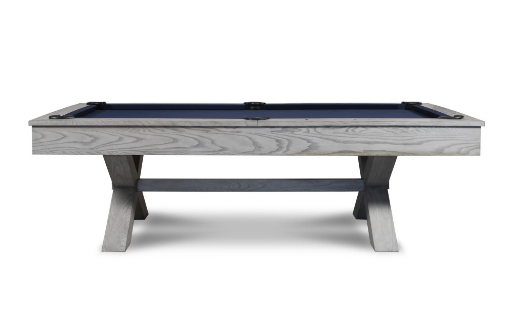 PTP Braelynn Slate Pool Table in Whitewash - Image 2