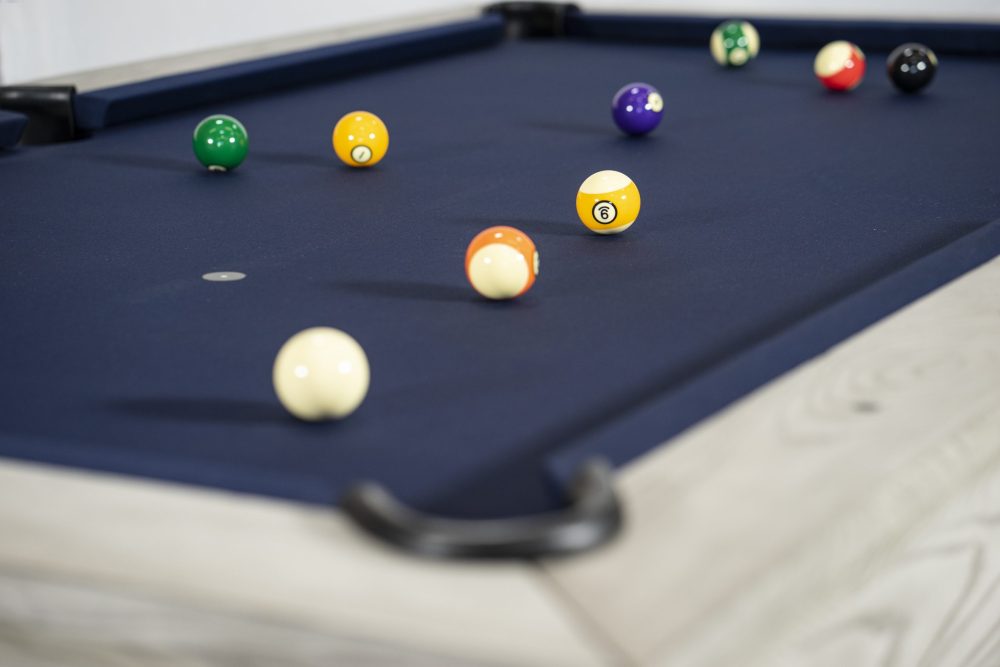 PTP Braelynn Slate Pool Table in Whitewash - Image 6