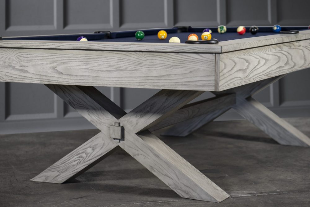 PTP Braelynn Slate Pool Table in Whitewash - Image 5