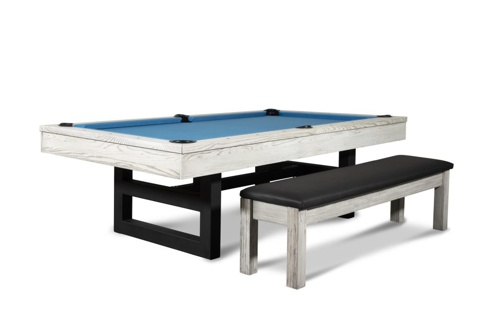 PTP Habana Slate Pool Table in Whitewash - Image 3