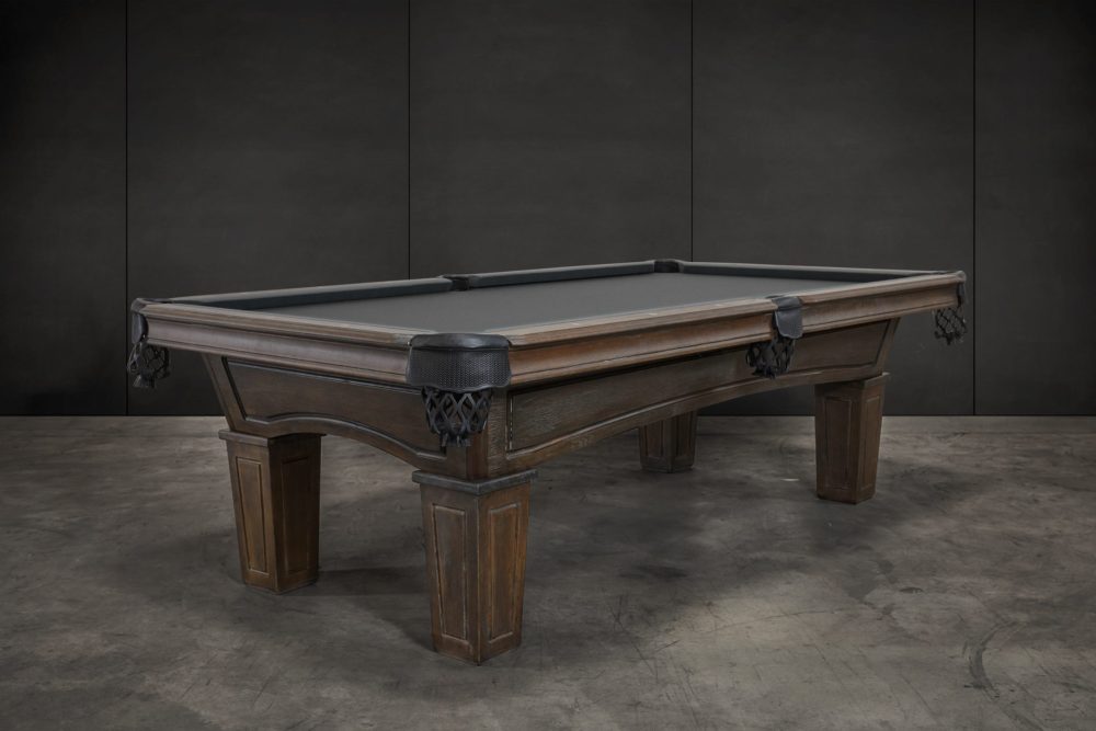 PTP Kennedy 8' Slate Pool Table in Brown Wash - Image 4