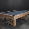 Nixon Billiards Bryant Slate Pool Table in Weathered Natural w/ Metal Legs - Image 2