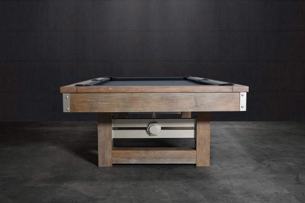 Nixon Billiards Bryant Slate Pool Table in Weathered Natural w/ Metal Legs - Image 5