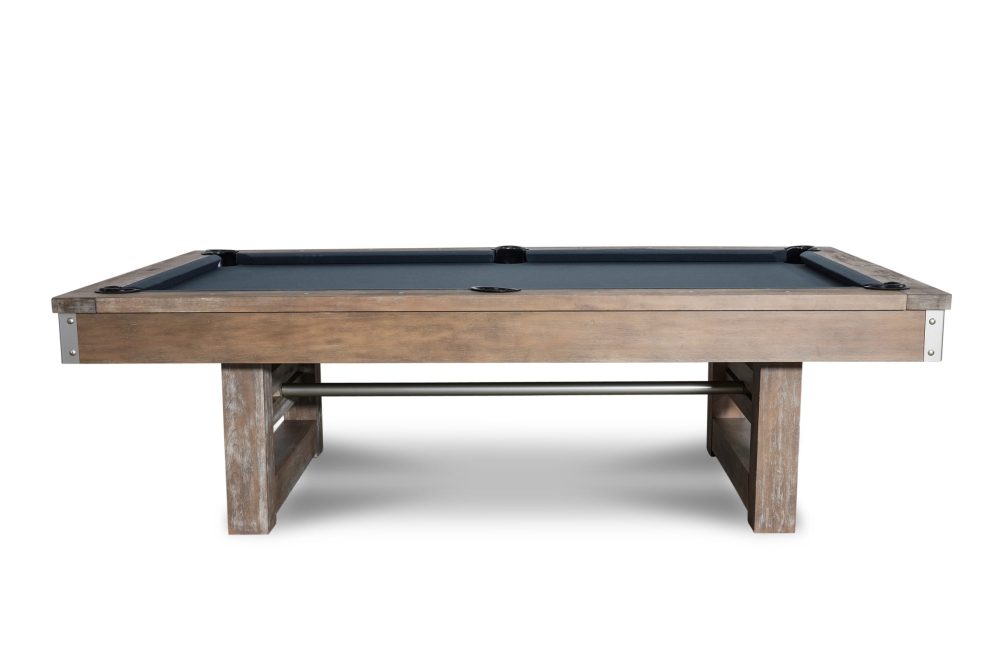 Nixon Billiards Bryant Slate Pool Table in Weathered Natural w/ Wood Legs - Image 2