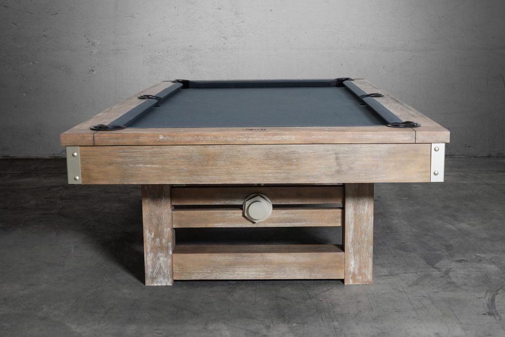 Nixon Billiards Bryant Slate Pool Table in Weathered Natural w/ Wood Legs - Image 5