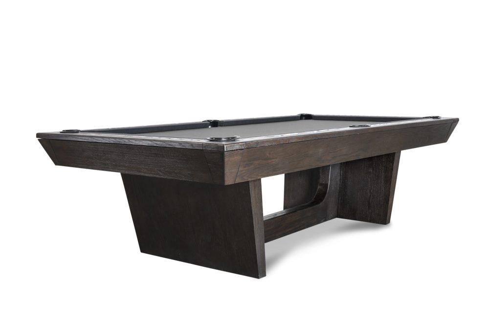 Nixon Billiards KAI Slate Pool Table in Waxed Brown