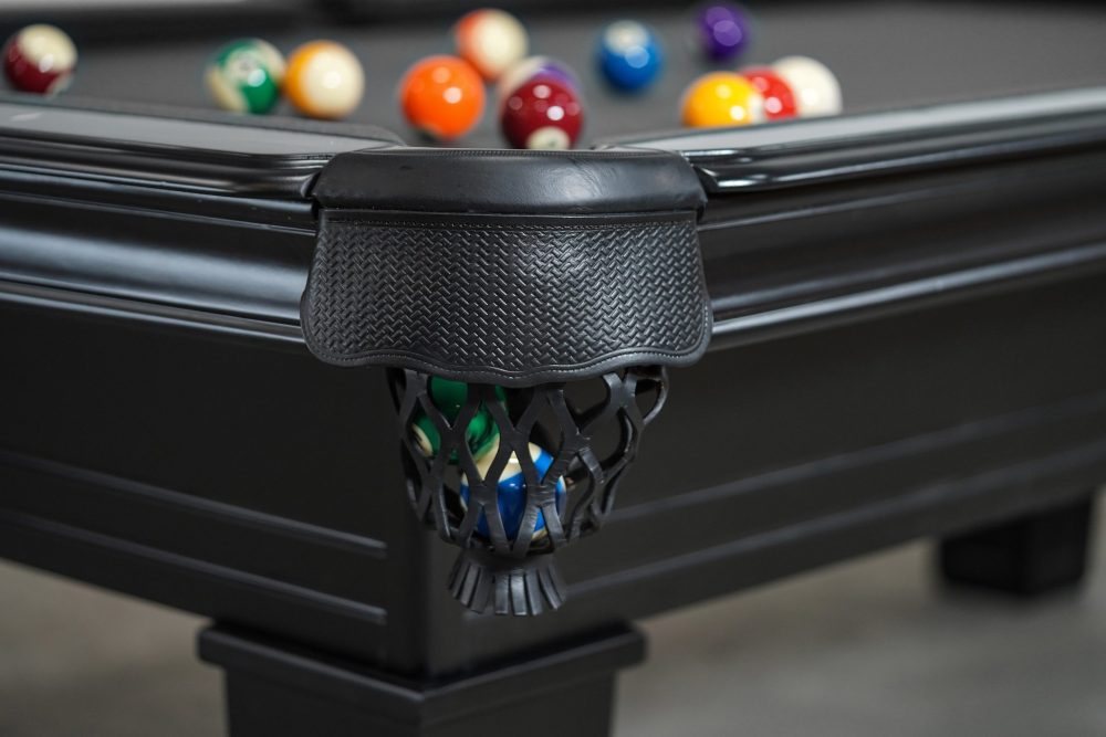 PTP Kennedy 8' Slate Pool Table in Stain Black - Image 8