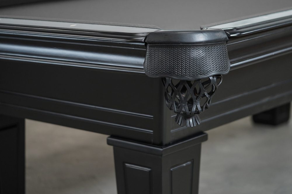 PTP Kennedy 8' Slate Pool Table in Stain Black - Image 4