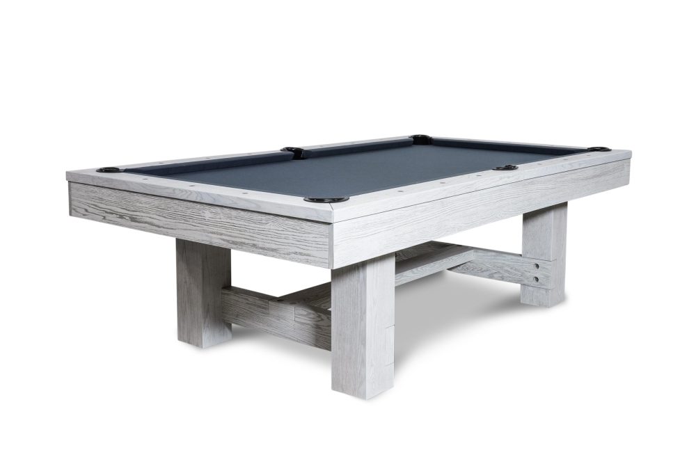 PTP Grayson Slate Pool Table in Whitewash