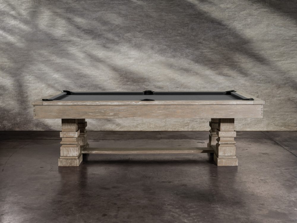 Nixon Billiards Huck Slate Pool Table in Grey White Oak - Image 3