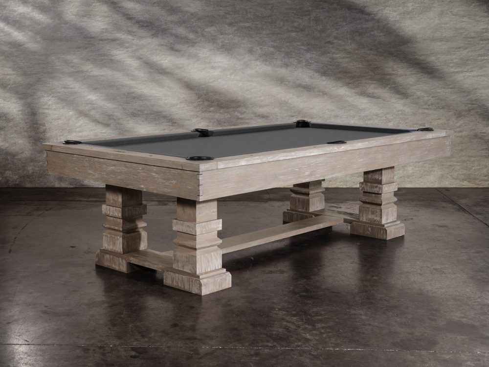 Nixon Billiards Huck Slate Pool Table in Grey White Oak - Image 2