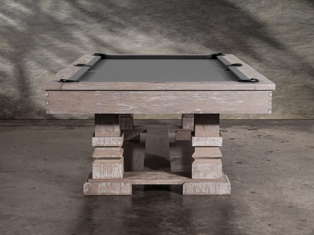 Nixon Billiards Huck Slate Pool Table in Grey White Oak - Image 4