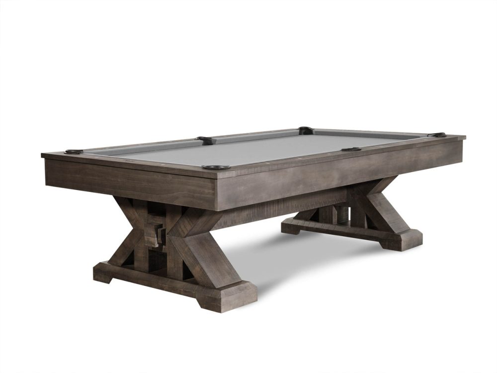 Nixon Billiards Jasper Slate Pool Table in Weathered Slate