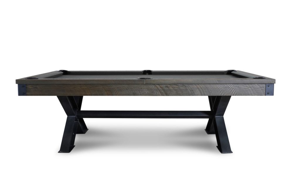 Nixon Billiards Portland 8" Slate Pool Table in Barnwood - Image 2