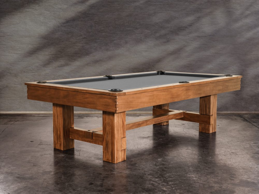 Nixon Billiards Presli Slate Pool Table in Native Acacia - Image 3