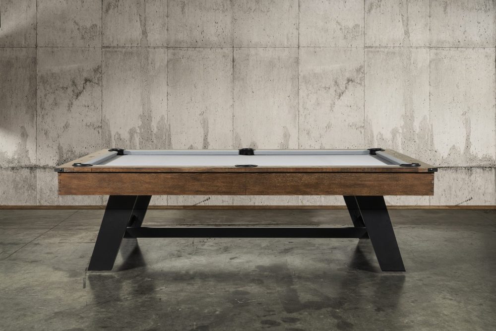 Nixon Billiards Hunter Slate Pool Table in Brushed Walnut w/ Wood Legs - Image 5