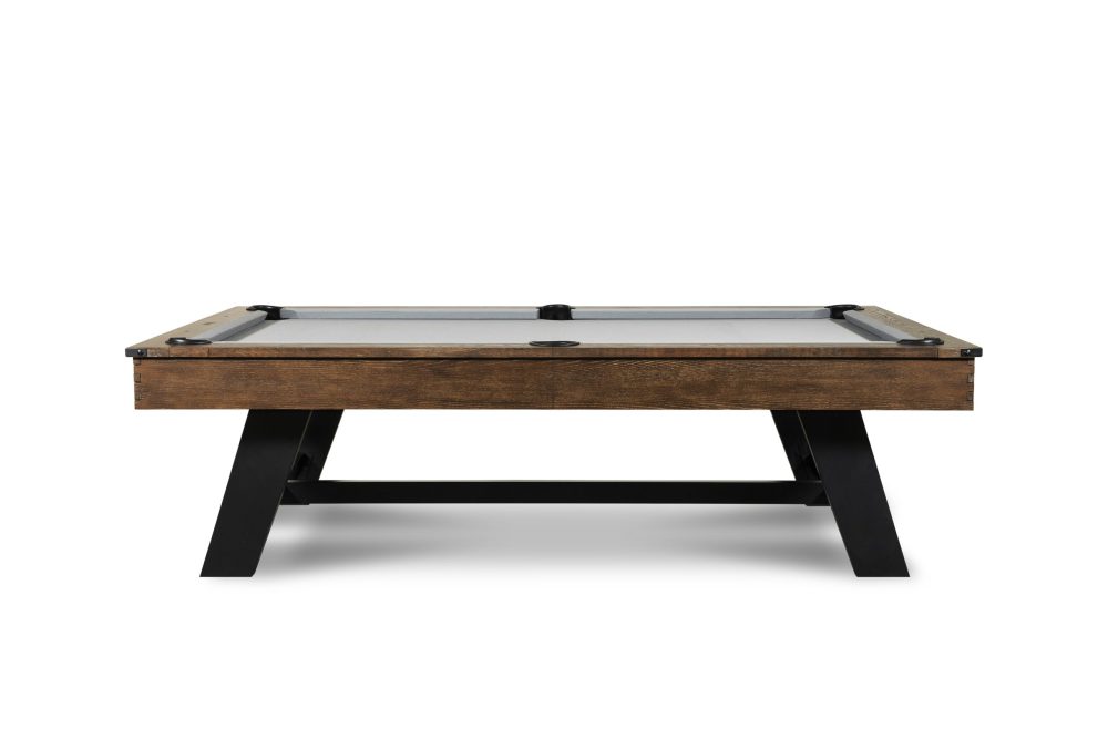 Nixon Billiards Hunter Slate Pool Table in Brushed Walnut w/ Wood Legs - Image 2