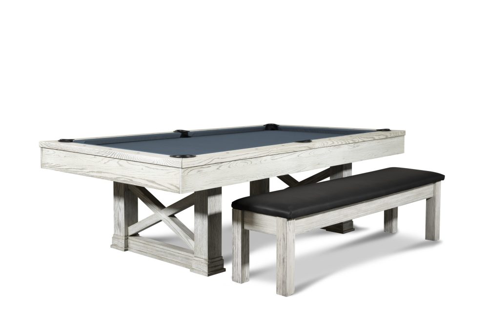 PTP Austin Slate Pool Table in Whitewash - Image 4