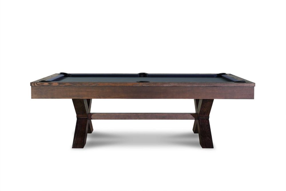 PTP Braelynn Slate Pool Table in Brown Wash - Image 2