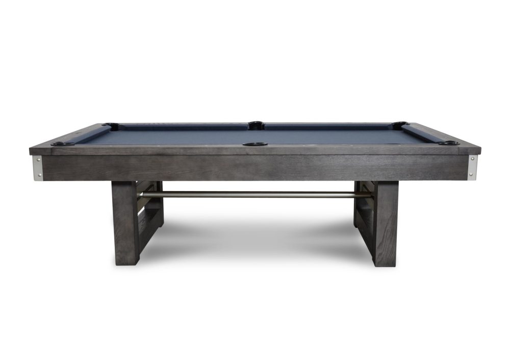 Nixon Billiards Bryant Slate Pool Table in Grayson Grey w/ Metal Legs - Image 2