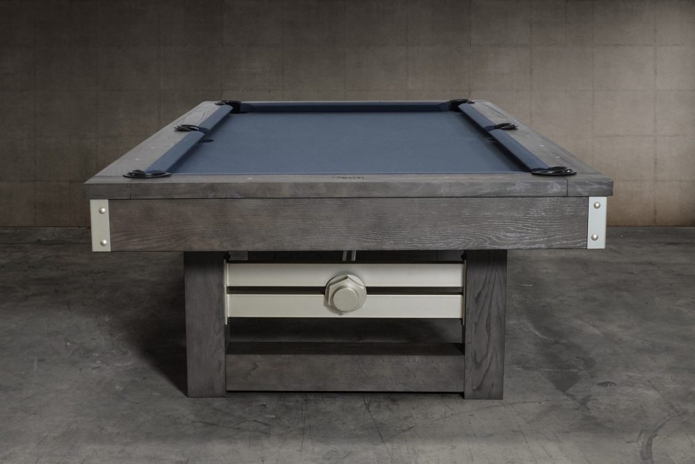 Nixon Billiards Bryant Slate Pool Table in Grayson Grey w/ Metal Legs - Image 6