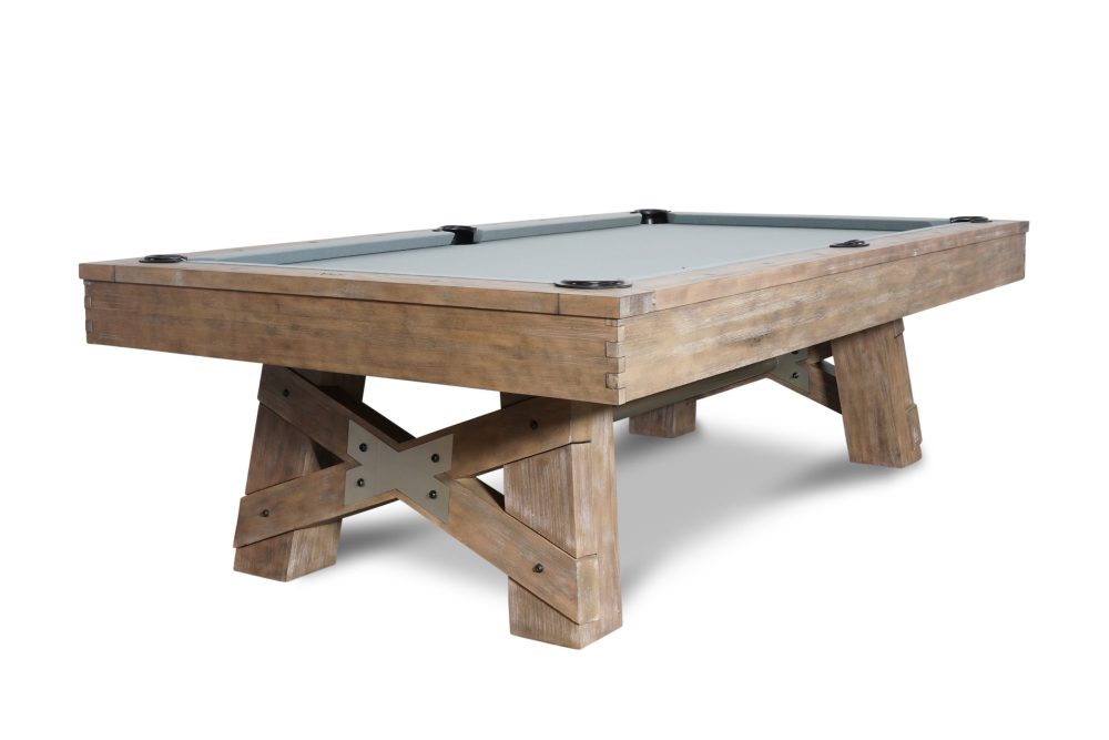 Nixon Billiards Georgia Slate Pool Table in Weathered Natural