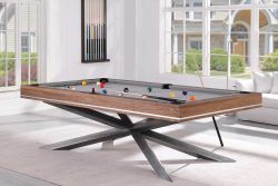 Playcraft Astral 8" Slate Pool Table in Walnut Finish