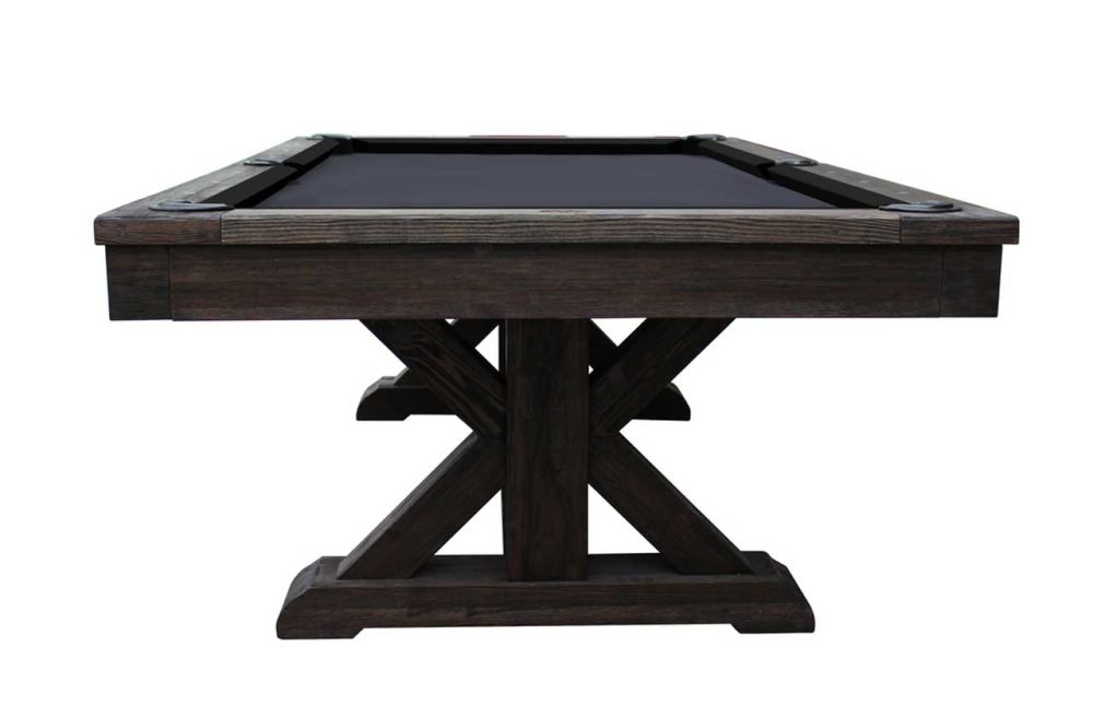 Playcraft Brazos Slate Pool Table in Weathered Black