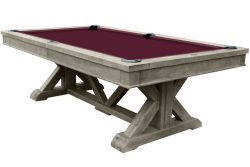 Playcraft Brazos Slate Pool Table in Weathered Gray