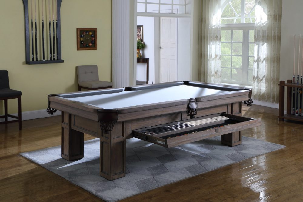 Playcraft Cooper Creek 8' Slate Pool Table in River Rock