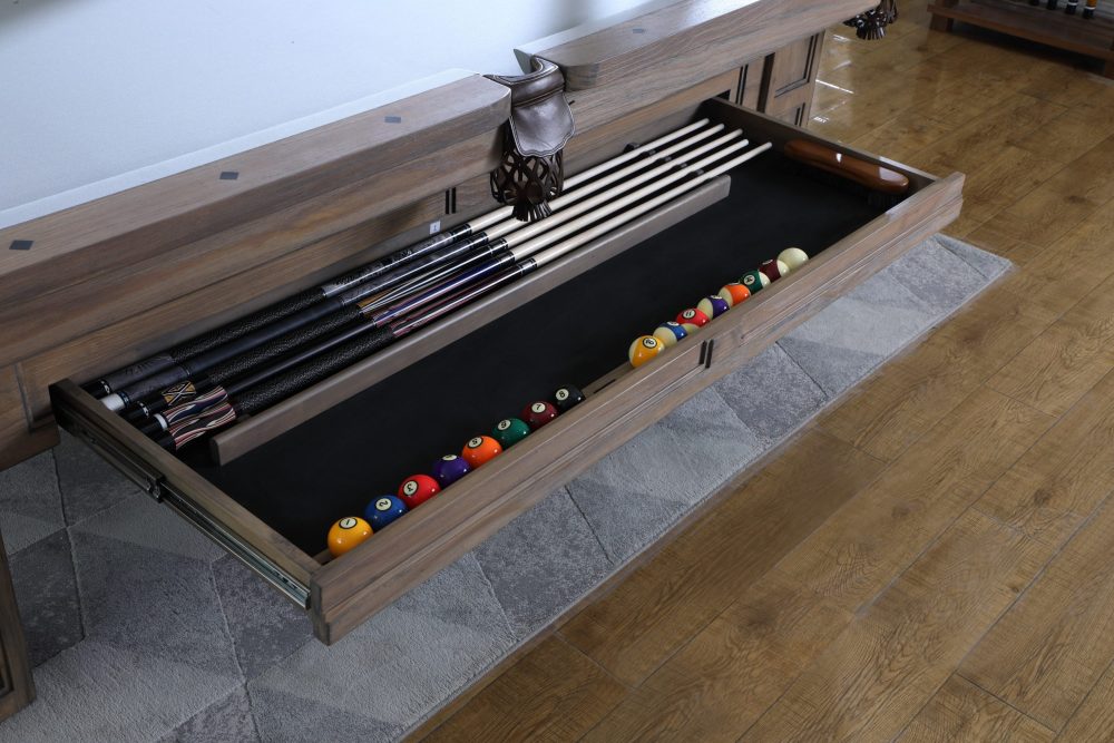 Playcraft Cooper Creek 8' Slate Pool Table in River Rock