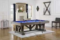 Playcraft Cross Creek Slate Pool Table in Pewter