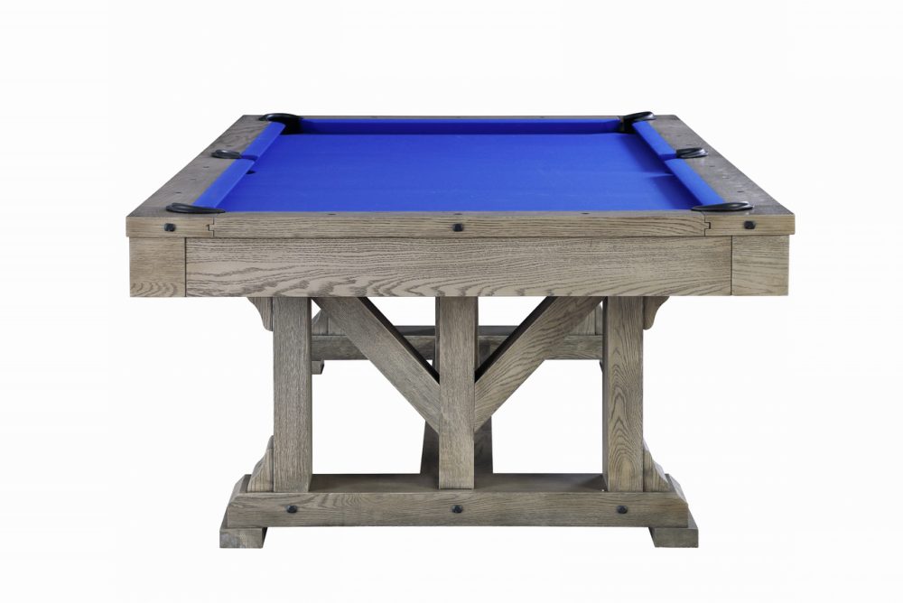 Playcraft Cross Creek Slate Pool Table in Pewter