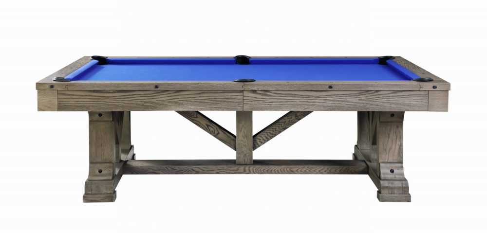 Playcraft Cross Creek Slate Pool Table in Pewter