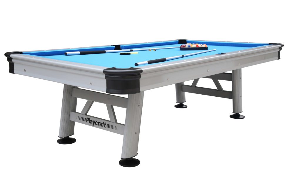 Playcraft Extera 8' Outdoor Pool Table, Gray