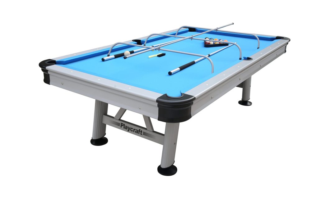 Playcraft Extera 8' Outdoor Pool Table, Gray - Image 2