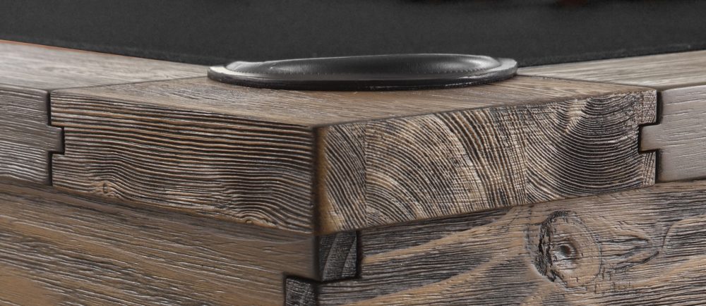 Playcraft Rio Grande Slate Pool Table in Weathered Bark - Image 7