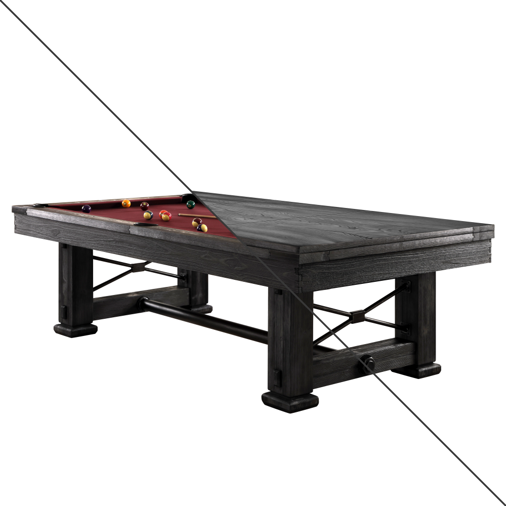 Playcraft Rio Grande Slate Pool Table in Weathered Raven