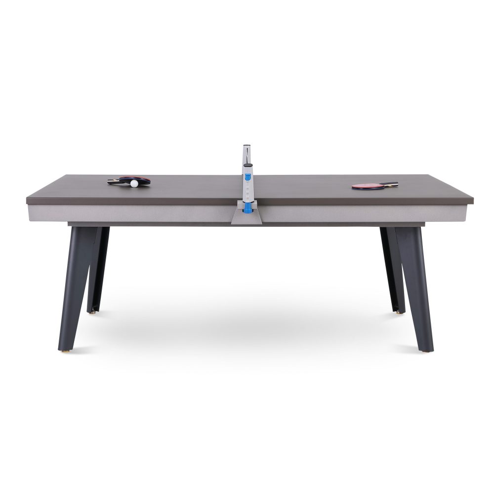 Playcraft Santorini 7' Outdoor Pool Table w/Dining Top, Benches, & Ping Pong, Gray - Image 10