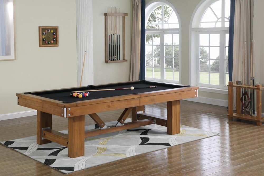 Playcraft Willow Bend Slate Pool Table in Toffee