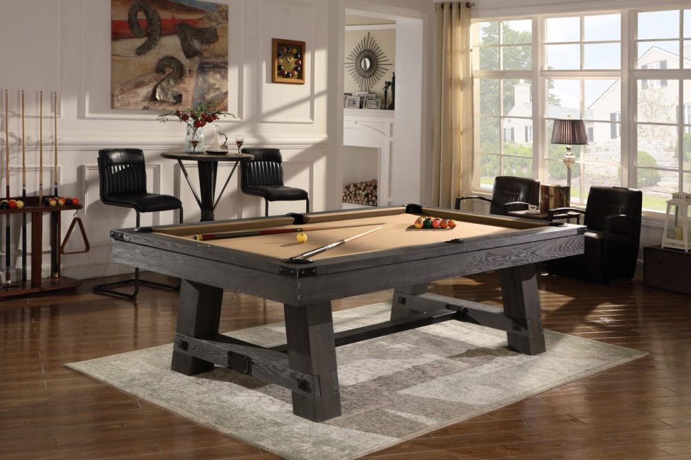 Playcraft Yukon Slate Pool Table in Weathered Fieldstone