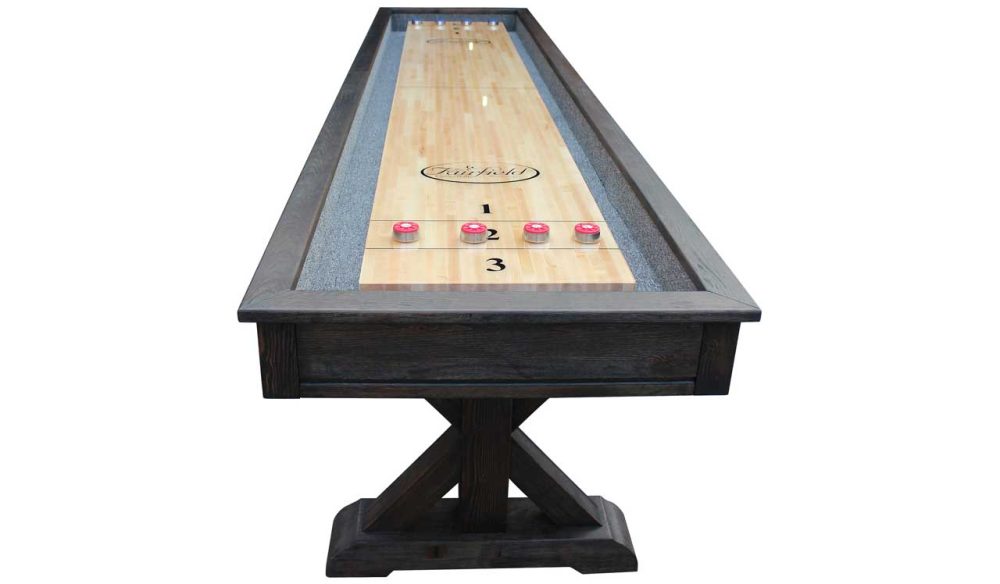 Playcraft Brazos River Pro-Style Shuffleboard Table in Weathered Black