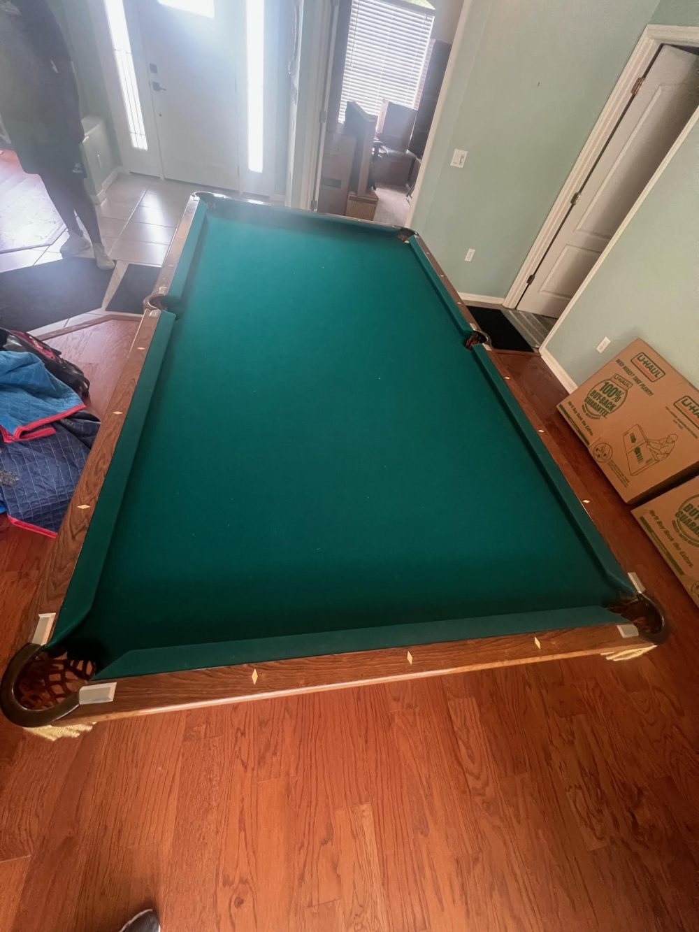 Vintage J E Came Boston Co 9" Pool Table - Image 4