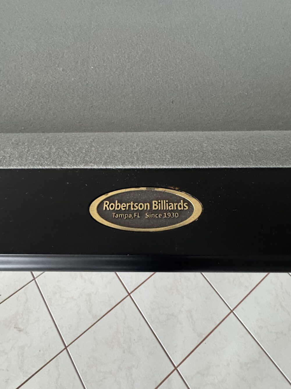 Robertson Billiards used table 2018 model 8ft - Image 3