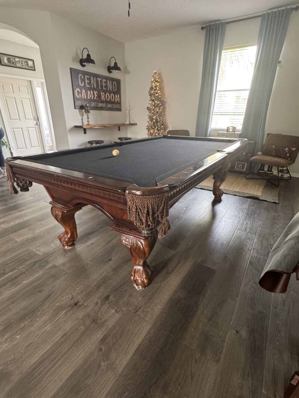 American Heritage Used Billiard Table 8ft “New Rubber” - Image 3