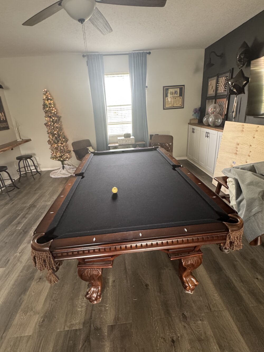 American Heritage Used Billiard Table 8ft “New Rubber” - Image 2