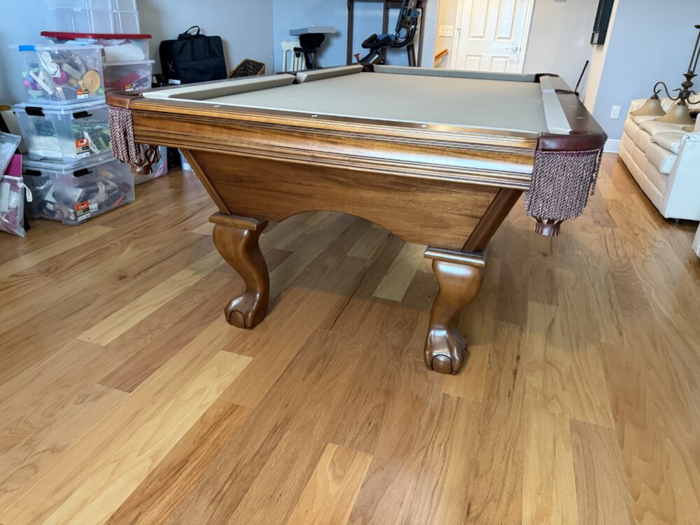 Brunswick Glennwood Talon ball & Claw legs with Tuscana Finish used 8ft - Image 2