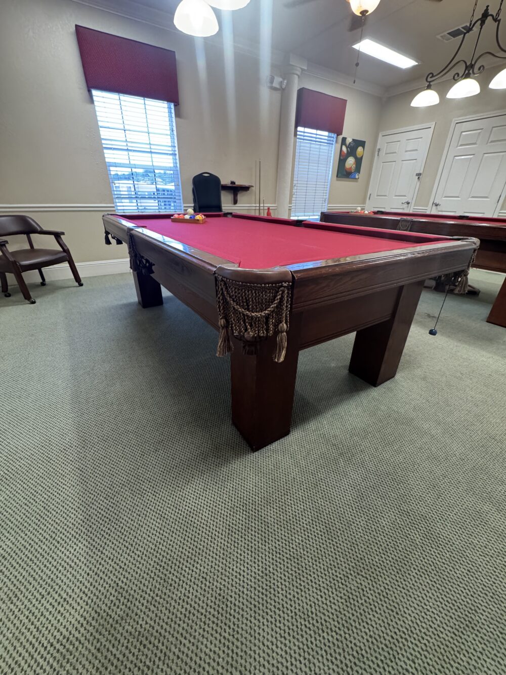 Legacy 8ft Used Billiard Table “New Rubber On Rails” - Image 9