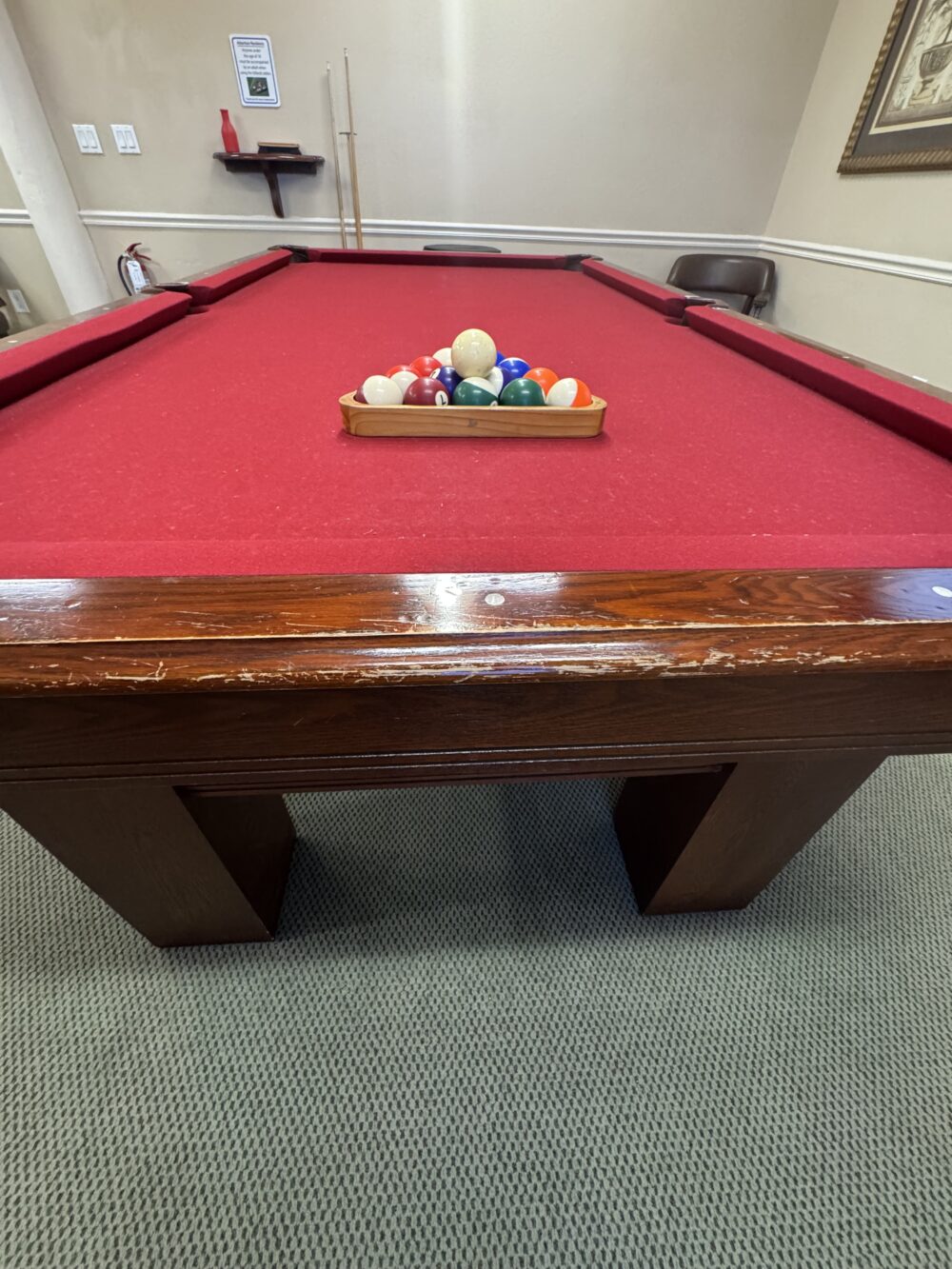 Legacy 8ft Used Billiard Table “New Rubber On Rails” - Image 11