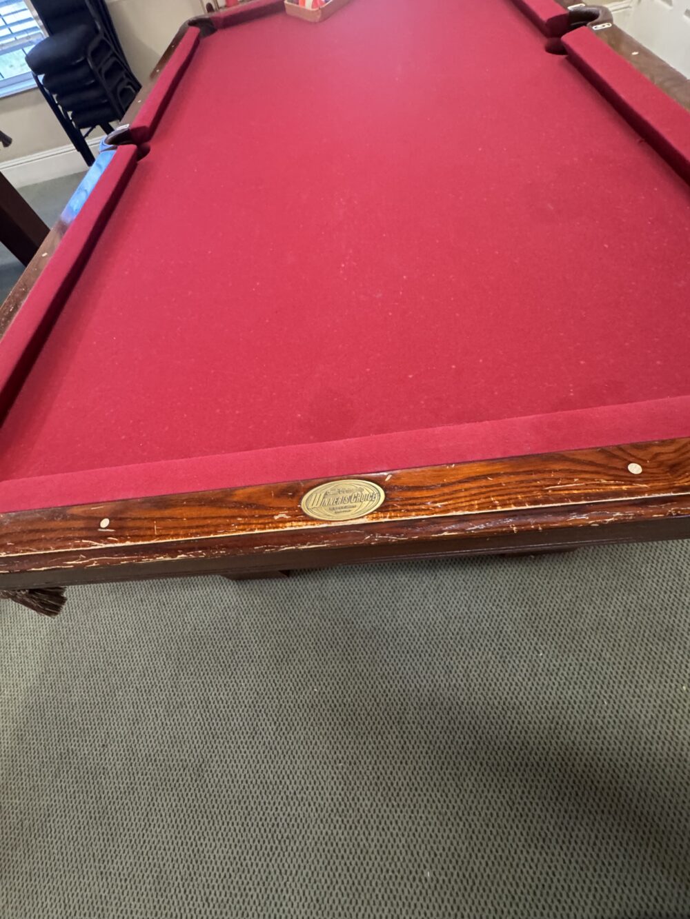 Legacy 8ft Used Billiard Table “New Rubber On Rails” - Image 4